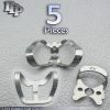 5 ENDODONTIC RUBBER DAM CLAMPS Dental Instruments