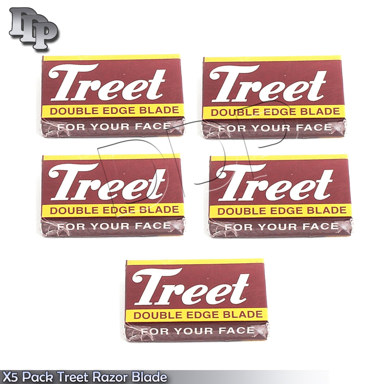 50Pcs Double-Edge-Straight Razor Blades Safety Hair Shaving Cutting Dressing New