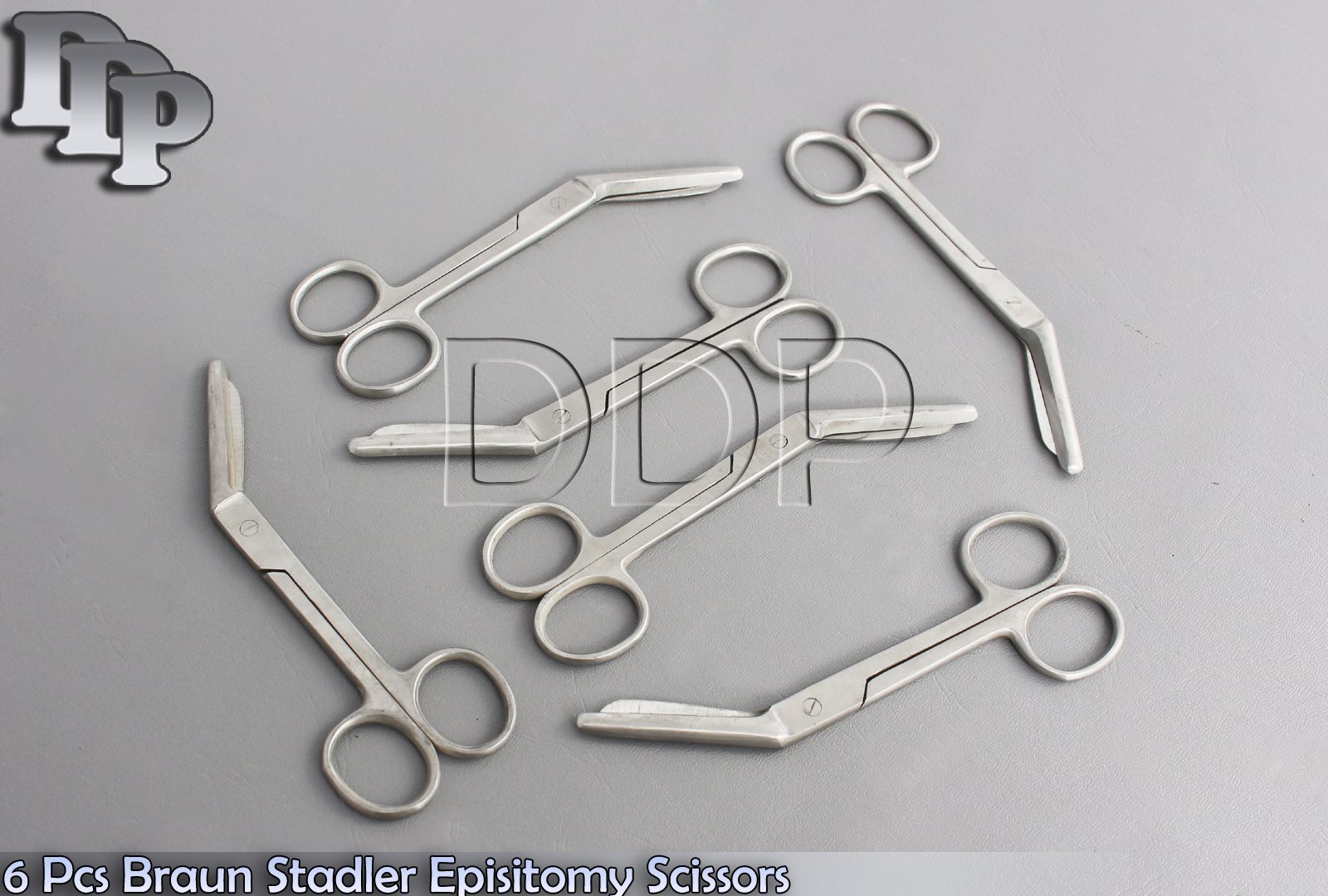6 NEW STAINLESS STEEL BRAUN STADLER EPISITOMY SCISSORS 5.5" SURGICAL INSTRUMENT - Image 3