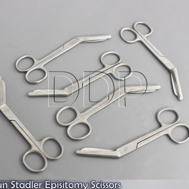 6 NEW STAINLESS STEEL BRAUN STADLER EPISITOMY SCISSORS 5.5" SURGICAL INSTRUMENT