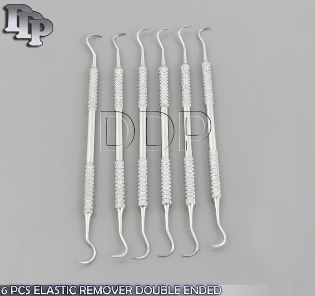6 PCS ORTHODONTIC DENTAL INSTRUMENTS ELASTIC REMOVER DOUBLE ENDED
