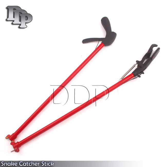 60" Pro SNAKE TONGS Reptile Grabber Rattle Snake Catcher WIDE JAW Handling Tool