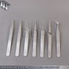 7 PCS SWISS JEWELER STYLE PRECISION MICRO FORCEPS TWEEZERS SET
