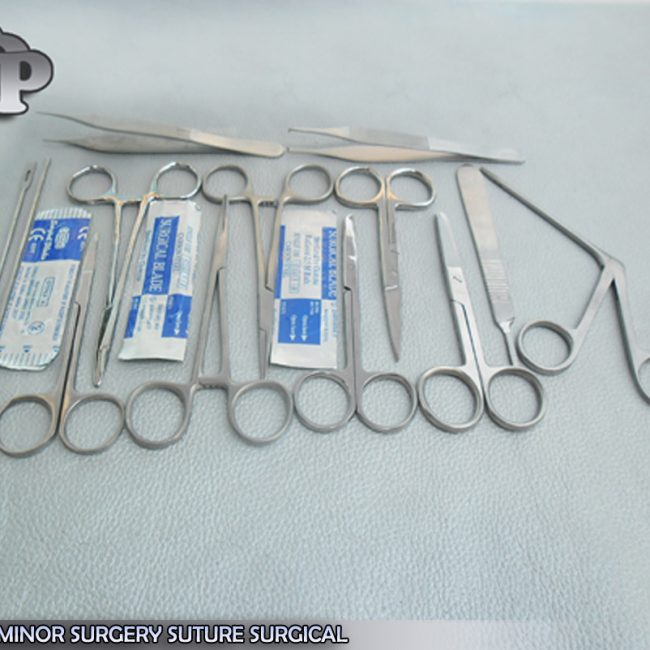 75 PCS MINOR SURGERY SUTURE SURGICAL VETERINARY SET KIT INSTRUMENT FORCEP DS-851
