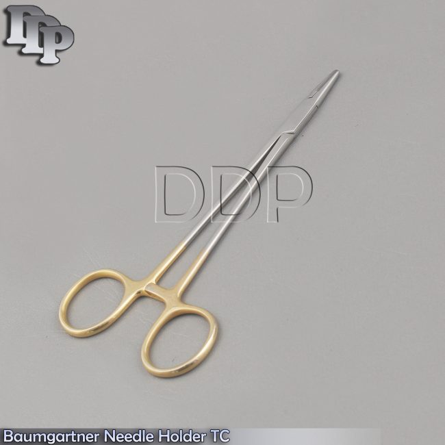 Baumgartner Needle Holder T.C 5.5" (14 Cm) Scissors & Needle Holder
