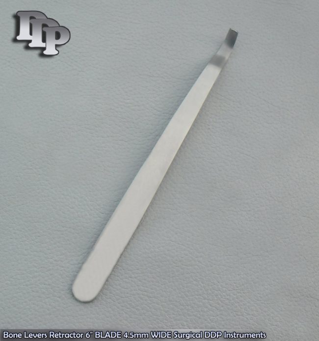 Bone Levers Retractor 6" BLADE 4.5mm WIDE Surgical Instruments