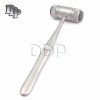 Bone mallet Hammer, with Mead Heads. (L 18 cm, 7") OP-114