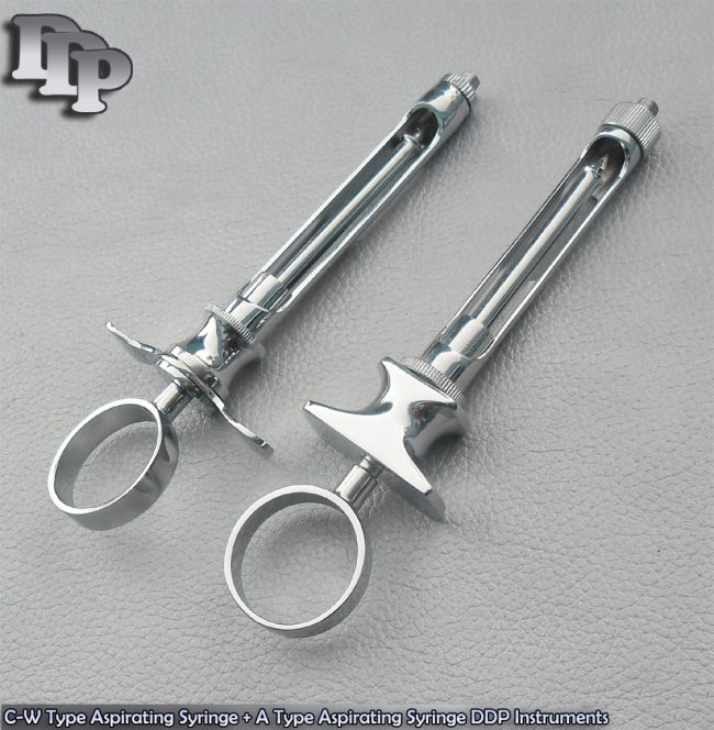 C-W Type Aspirating Syringe + A Type Aspirating Syringe Instruments