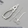 Cantilever Nail Nipper Angular Scissors Nail Filer Double Ended Instru,BTS-86