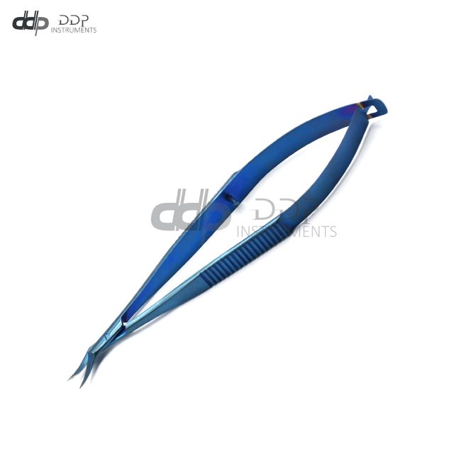 Castroviejo Corneoscleral Scissors 10cm Titanium blade left T.T-321