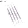 DDP Probe/Pick Set - Double Ended, Stainless Steel, 4 Pc