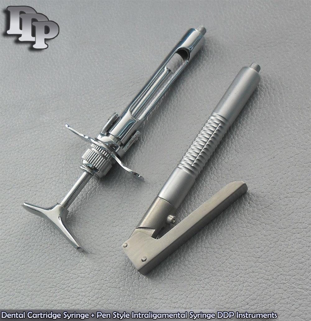 Dental Cartridge Syringe + Pen Style Intraligamental Syringe Instruments - Image 3