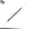 Dental Gracey Curette 13/14 Periodontal Hollow Handle Green Color Surgical Instr
