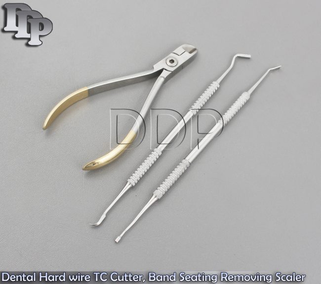 Dental Hard wire TC Cutter, Band Seating Removing Scaler Orthodontic Lab DN-2106