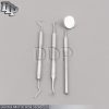 Dental Mirror and Scalers Kit, Dental Scraper and Probe With Pouch,Teeth Cleaner