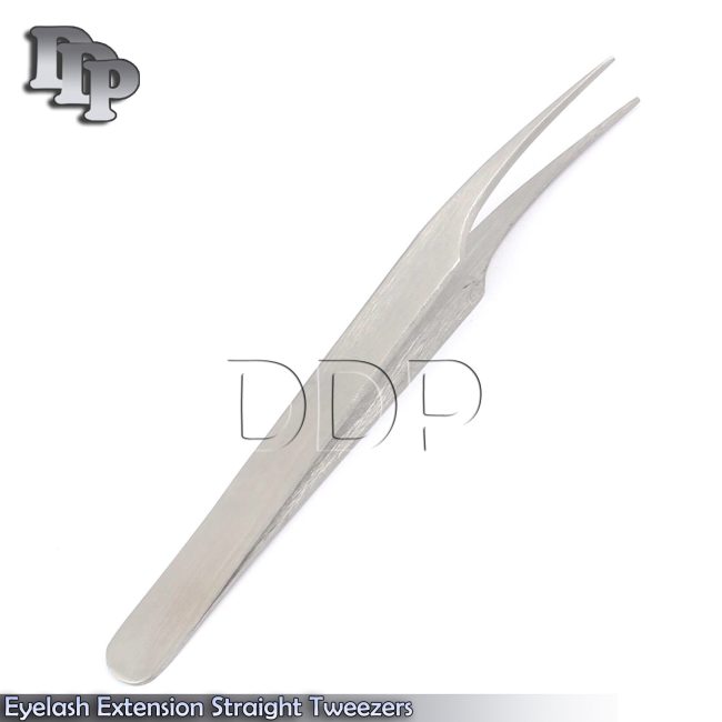 Eyelash Extension Stainless Professional Quality Straight Tweezers Lash Tools