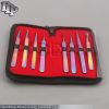 Eyelash Tools: Eyelash Extensions Rainbow Multi-Color Tweezers Kit 8 Pieces