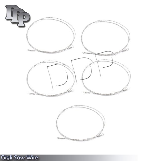 Gigli Saw Wire 21.5'' (55cm) Length (Set of 5) Orthopedic, Neuro Instruments