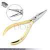 Gold Plated How Crown Pliers Straight Dental Instruments