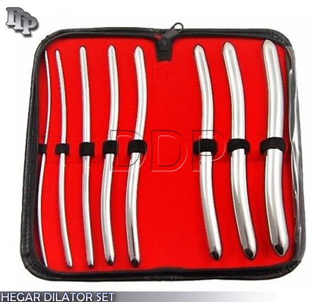 HEGAR DILATOR SET Uterine Diagnostic Surgical Sounds 8PCS