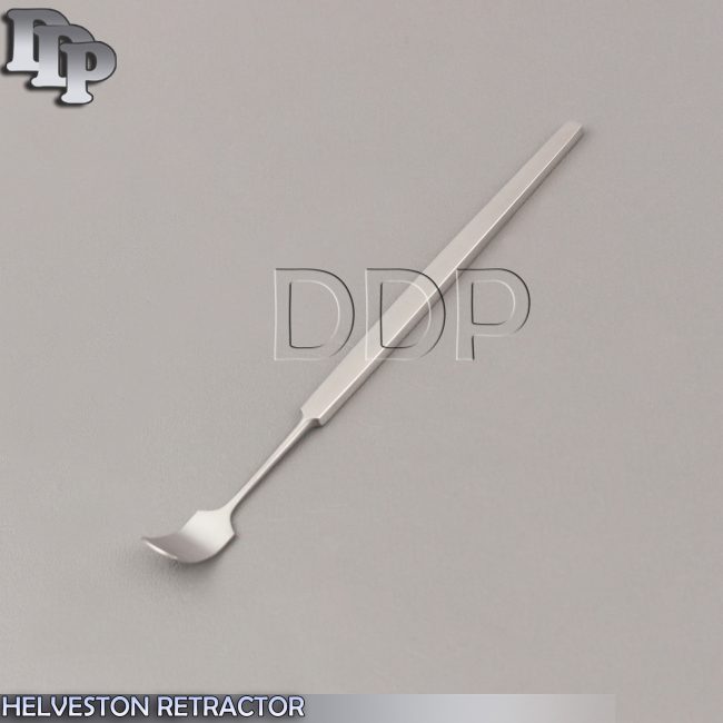 HELVESTON RETRACTOR THIN CURVED BLADE BARBIE" 7MM WIDE