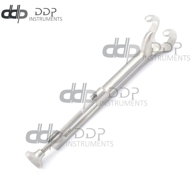 LOWMAN Bone Clamp 7" 1x2 Prong Jaws 3/4" calibrated 1" SURGICAL INSTRUMENTS NEW