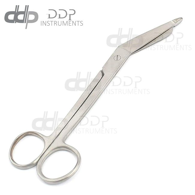 Lister Bandage Scissors, 7-1/4"L, Stainless Steel, Medical Grade