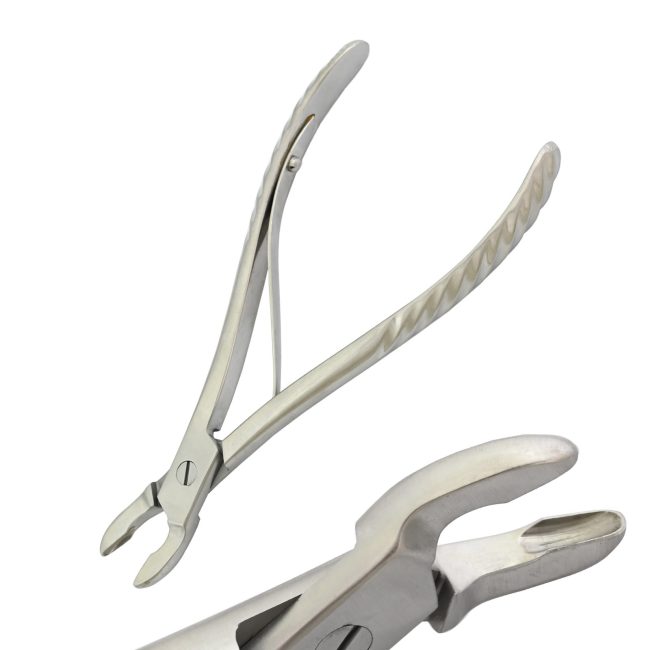 Luer Bone Rongeur Luer Bone Nibbler 8'' Curved Surgical Instruments OP-204