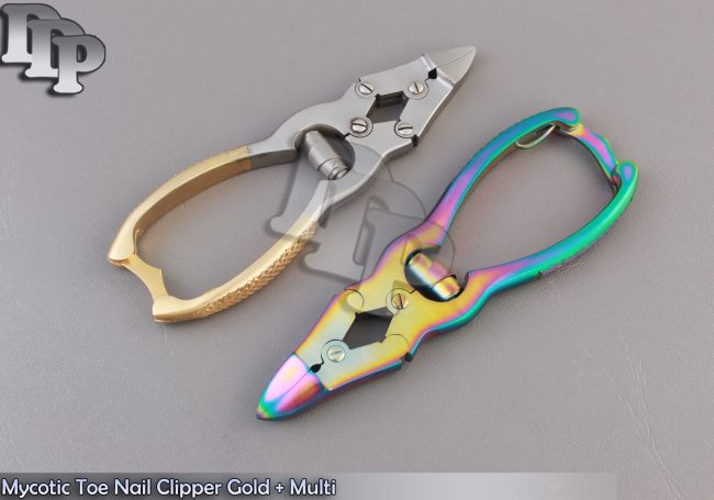 Mycotic Toe Nail Clipper Gold + Multi Surgical Instruments