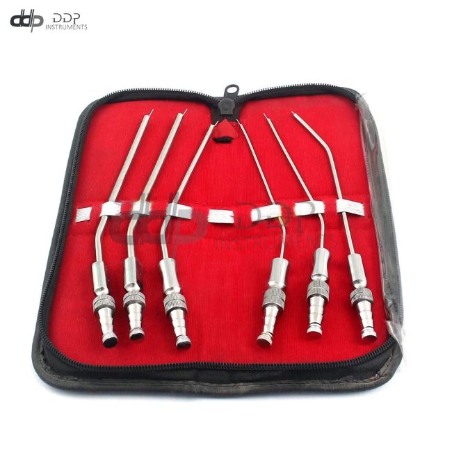 NEW GERMAN Frazier Suction tube set of 6 tubes! Dental ENT Surgical Instruments