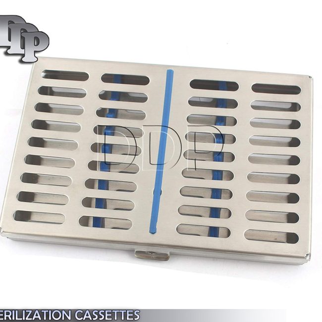 NEW O.R DENTAL AUTOCLAVE STERILIZATION CASSETTE RACK BOX TRAY FOR 10 INSTRUMENTS