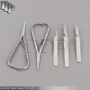 Orthodontic Bracket Removing Placing Holding Tweezers Dental Mathieu Forceps Kit