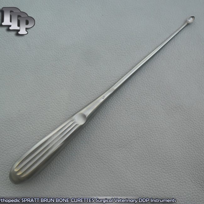 Orthopedic SPRATT BRUN BONE CURETTES 5/ 9" Surgical Instruments