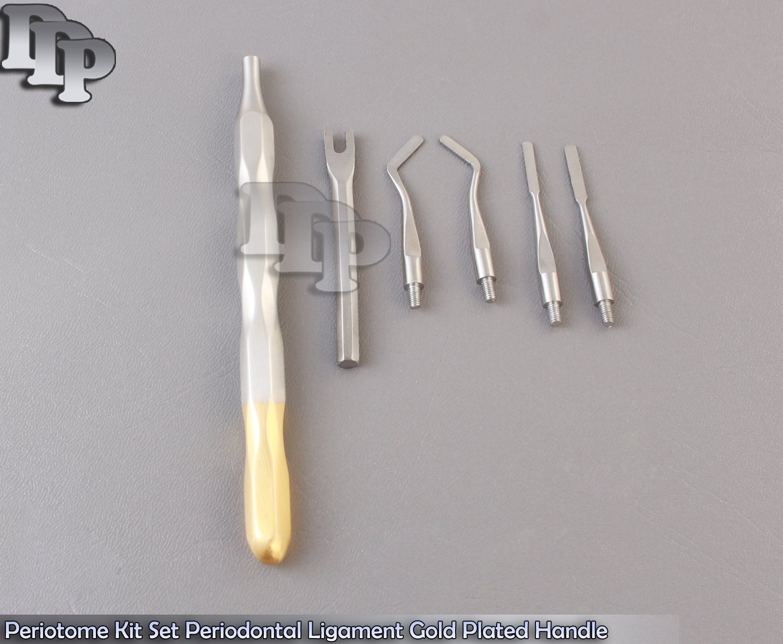 Periotome Kit Set Periodontal Ligament Gold Plated Handle Dental Instruments - Image 4