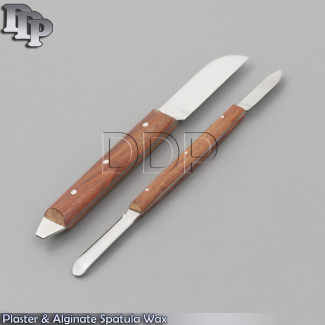 Plaster & Alginate Spatula Wax & Modeling Carver Fahen Knife Porcelain Lab 2 Pcs