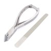 Podiatrist Toe Ingrown Nail Clipper Cutter Manicure Pedicure Thick Nails - File