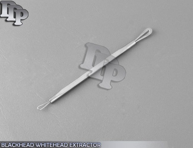 SET OF 2 BLACKHEAD WHITEHEAD EXTRACTOR,STAINLESS STEEL