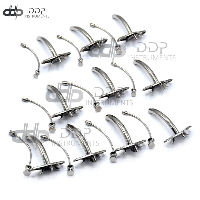Set Of 13 Pieces Chevaliar Jackson Tracheostomy Tube Surgical Instruments