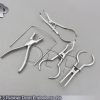 Set Of 5 Rubber Dam Endodontic Kit Anisworth Brewer Clamps Dental Forceps DN-463
