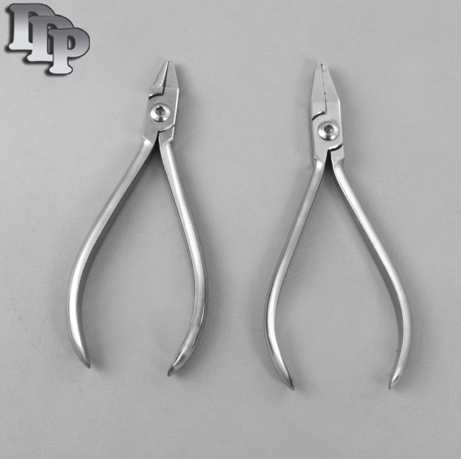 Set of 2 Bird Beak Plier & Jarabak Light Wire Plier Orthodontic Instruments