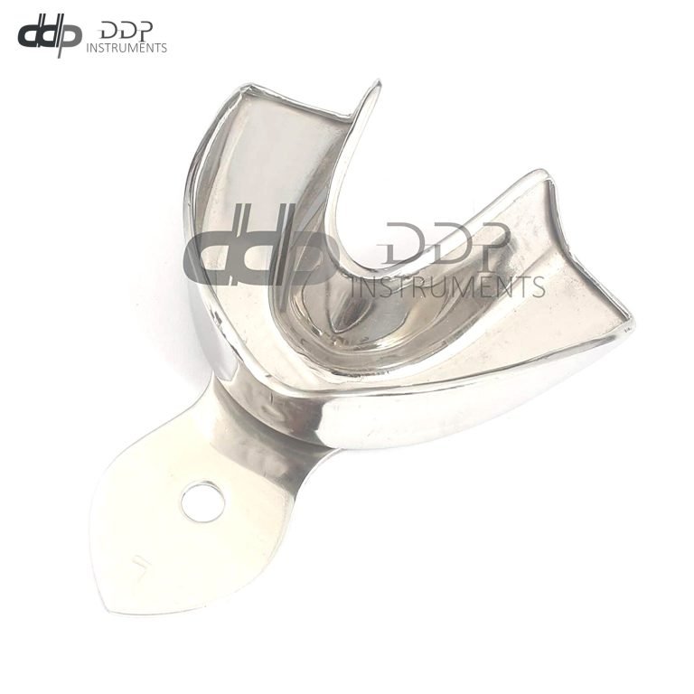 Stainless Steel Impression Trays Lower Large,Non-Perforated Surgical Dental Inst