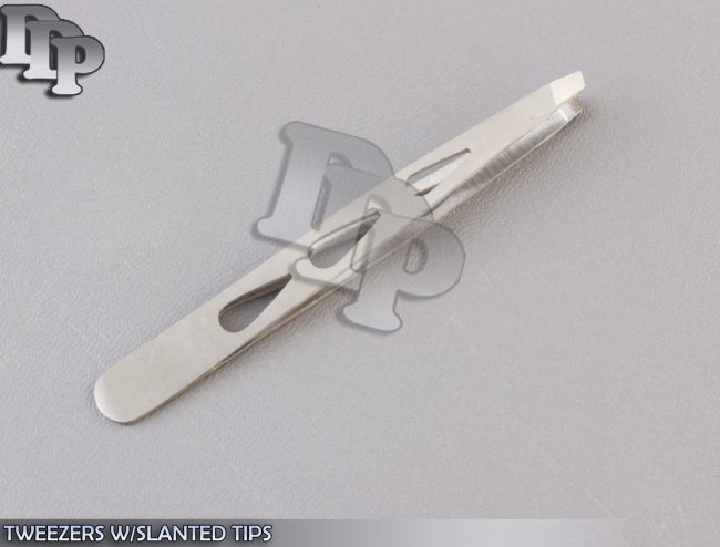 TWEEZERS - 3 HOLE STYLE Pro Grade W/SLANTED TIPS