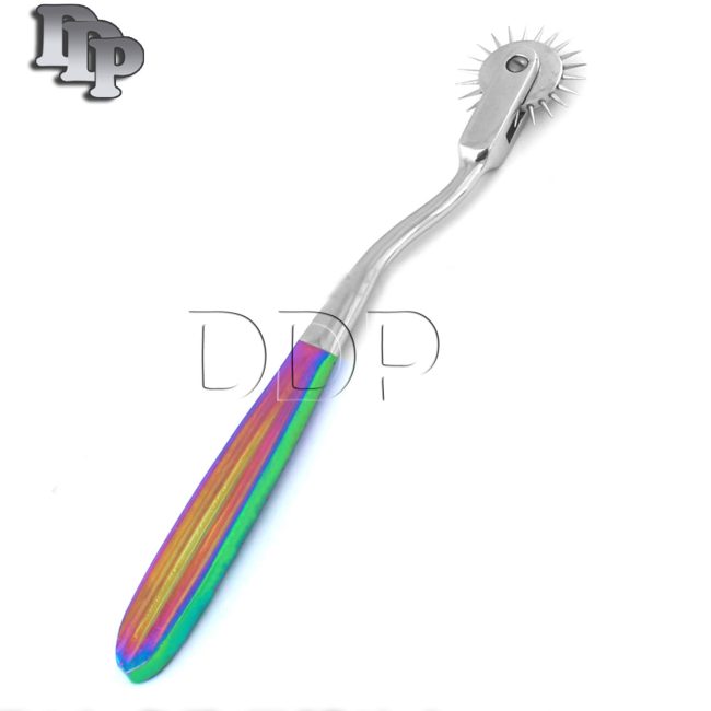 Wartenberg Pin Wheel Half (Rainbow) Color Surgical Instruments