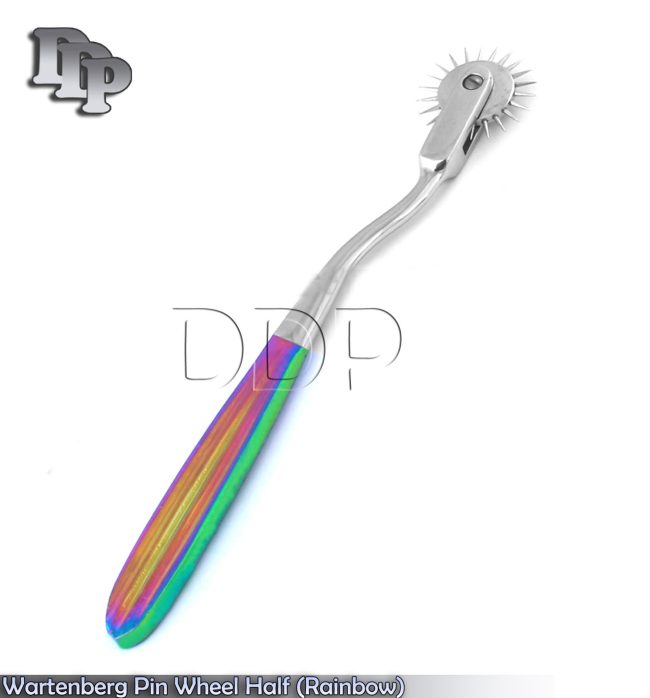 Wartenberg Pin Wheel Half (Rainbow) Color Surgical Instruments