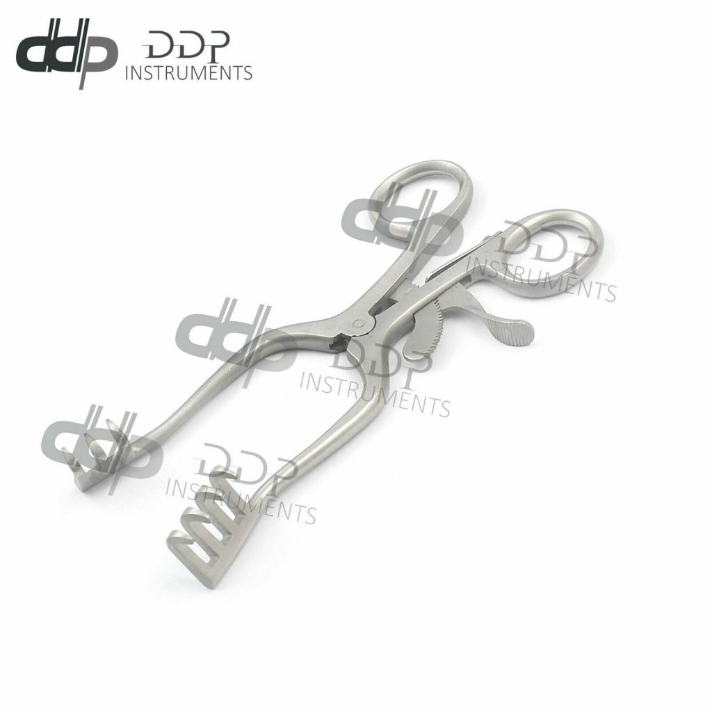 Weitlaner Retractor 8" Sharp 3x4 Prong Surgical ENT Veterinary Instruments