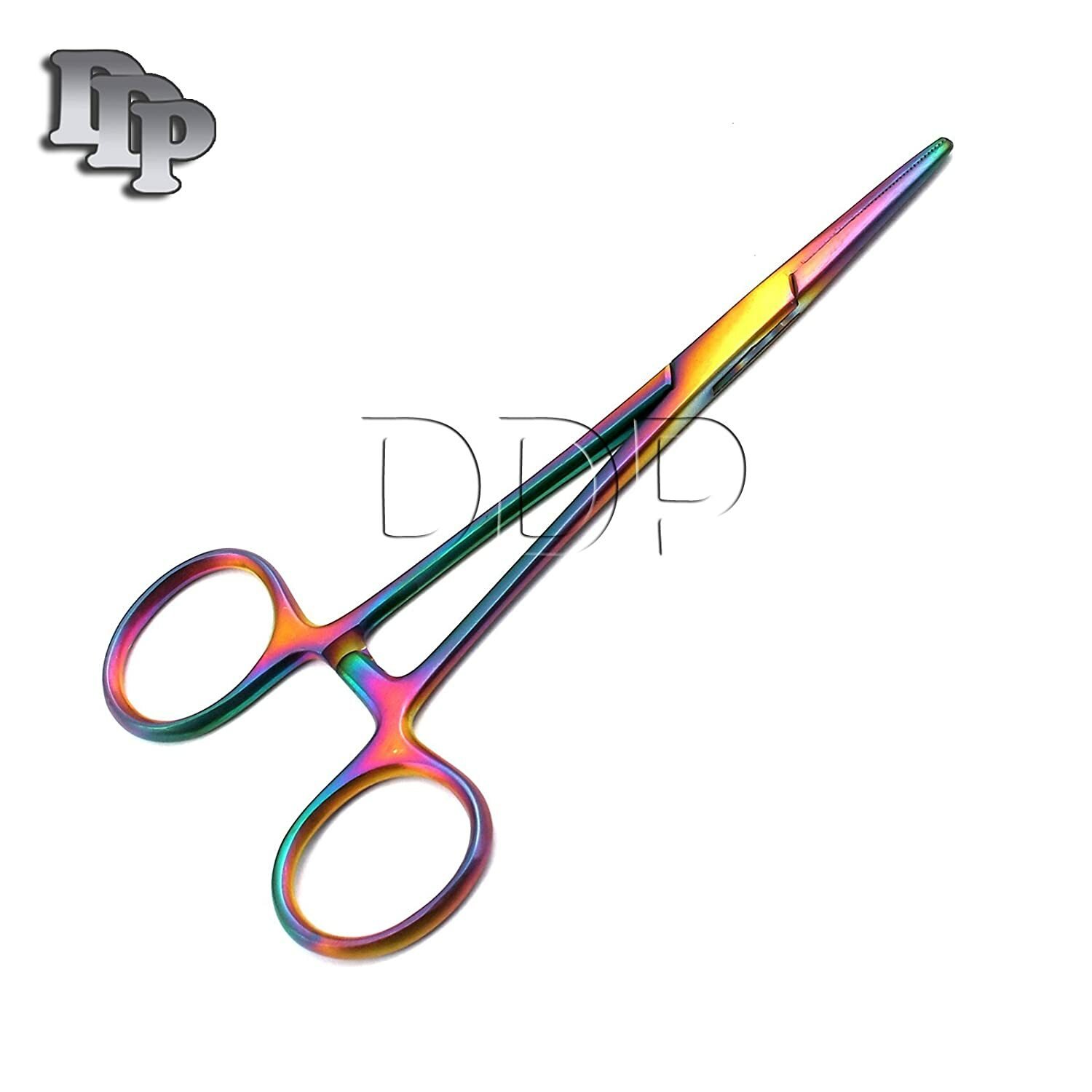 1 EACH 5.5" STRAIGHT Hemostat Forceps Locking Clamps Stainless Steel Set-RAINBOW - Image 3