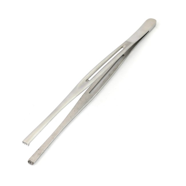 1 Pc Thumb Tissue Tweezers 9'' 4x3 Teeth Stainless Steel Surgical Ins DS-1842