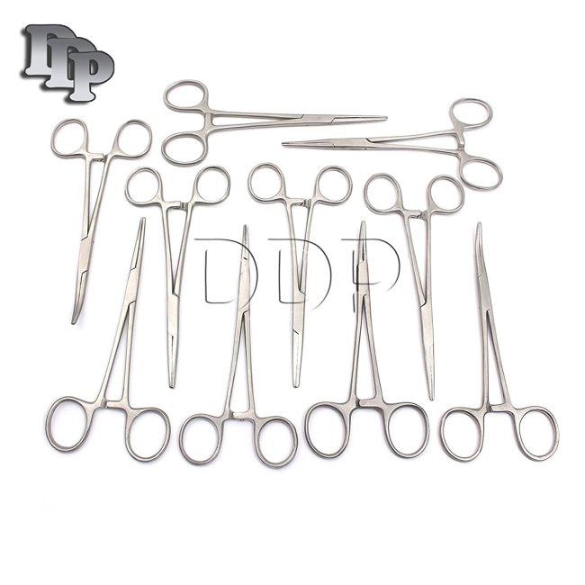10 Fishing Locking Hemostat Forceps 5.5" Ideal For Tools, Hobby, First Aid Kit