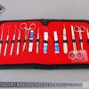 15 PCS STUDENT BIOLOGY DISSECTION DISSECTING KIT W/ STERILE BLADE #10 DS-1247