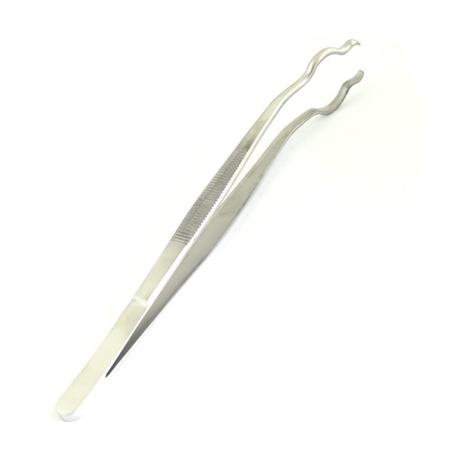 1pc Test Tube Clamp Test Tube Tweezers Curved Lab Equipment Craft DS-1768